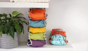 Fralda descartável e fralda reutilizável